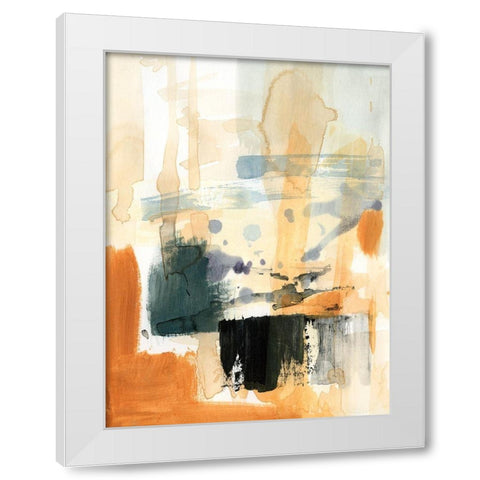 Seria III White Modern Wood Framed Art Print by Barnes, Victoria