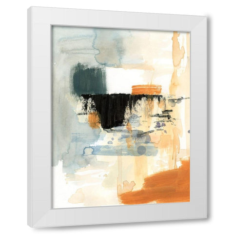 Seria IV White Modern Wood Framed Art Print by Barnes, Victoria