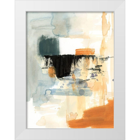 Seria IV White Modern Wood Framed Art Print by Barnes, Victoria