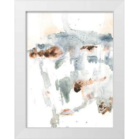 Oxide IV White Modern Wood Framed Art Print by Harper, Ethan