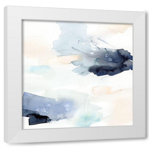 Kai IV White Modern Wood Framed Art Print by Barnes, Victoria