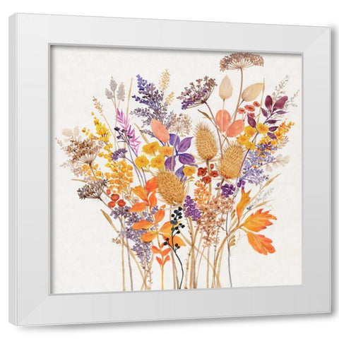 Dried Arrangement I White Modern Wood Framed Art Print by OToole, Tim