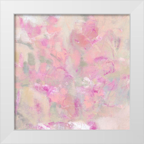 Blooming Shrub II White Modern Wood Framed Art Print by OToole, Tim