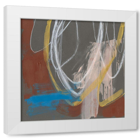 Re-Directed I White Modern Wood Framed Art Print by Goldberger, Jennifer