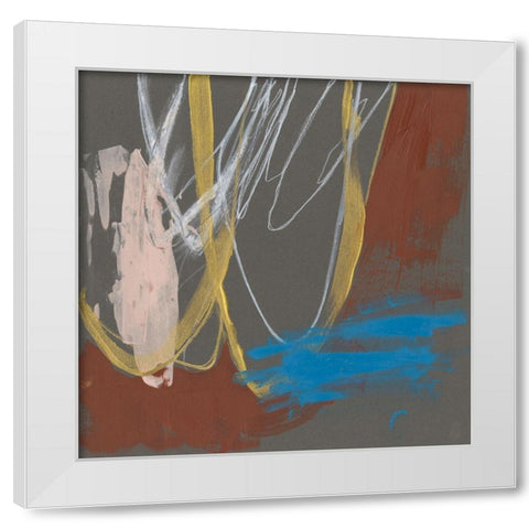 Re-Directed II White Modern Wood Framed Art Print by Goldberger, Jennifer