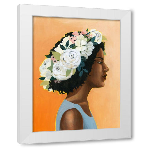 Modern Laurel I White Modern Wood Framed Art Print by Popp, Grace