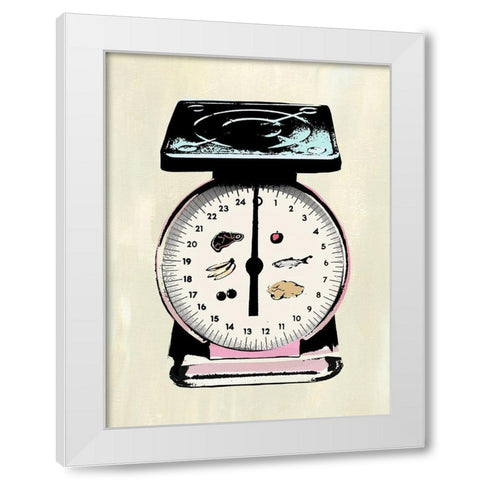 Retro Kitchen Appliance II White Modern Wood Framed Art Print by Warren, Annie