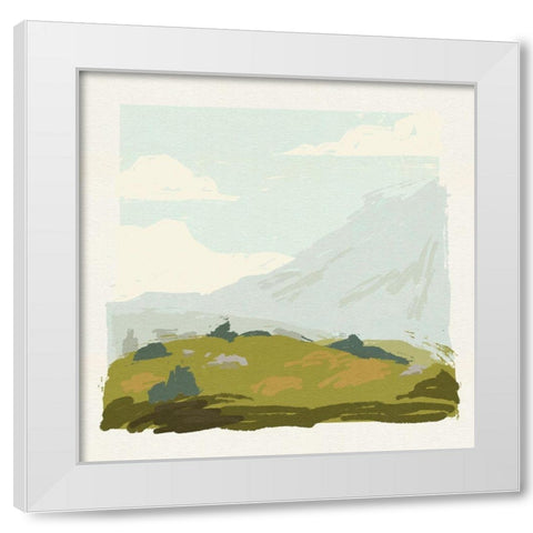 Alpine Ascent IV White Modern Wood Framed Art Print by Green, Jacob