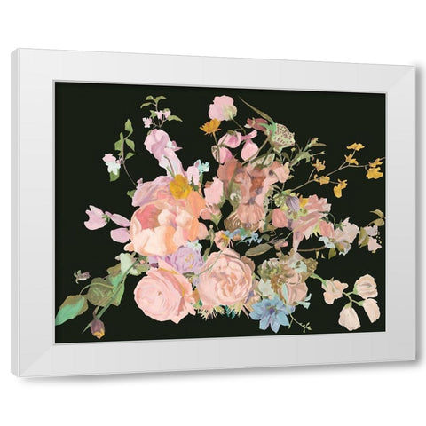 Blooming in the Dark I White Modern Wood Framed Art Print by Wang, Melissa