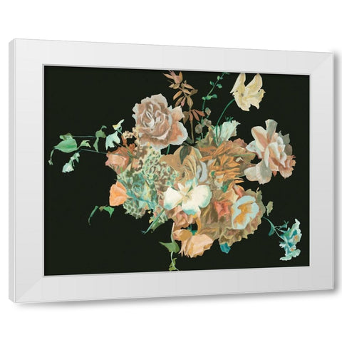 Blooming in the Dark III White Modern Wood Framed Art Print by Wang, Melissa