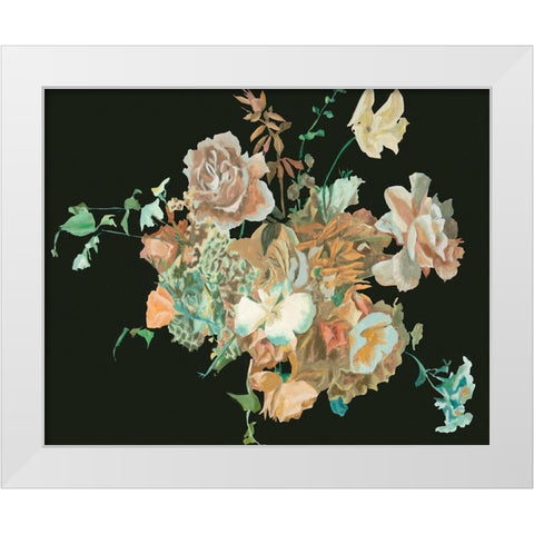 Blooming in the Dark III White Modern Wood Framed Art Print by Wang, Melissa