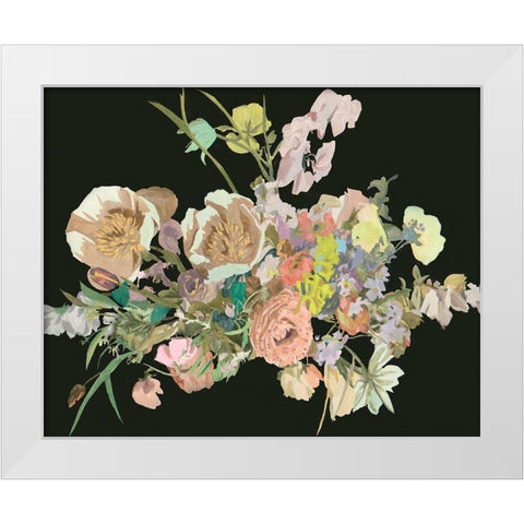 Blooming in the Dark IV White Modern Wood Framed Art Print by Wang, Melissa