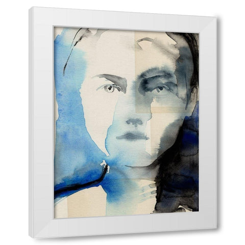 Tildas Gaze I White Modern Wood Framed Art Print by Parker, Jennifer Paxton