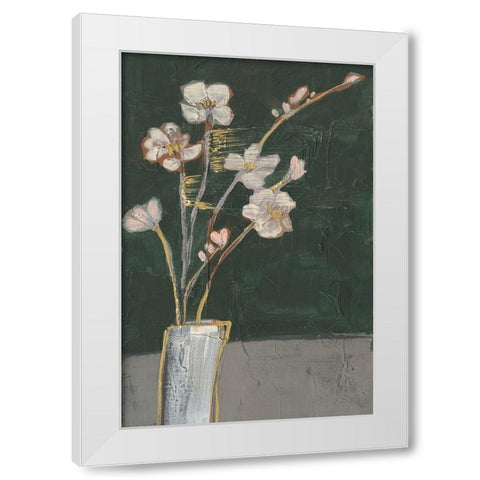 Textured Still Life I White Modern Wood Framed Art Print by Goldberger, Jennifer