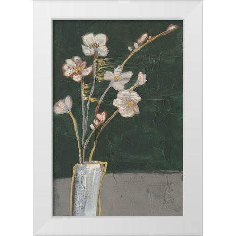 Textured Still Life I White Modern Wood Framed Art Print by Goldberger, Jennifer