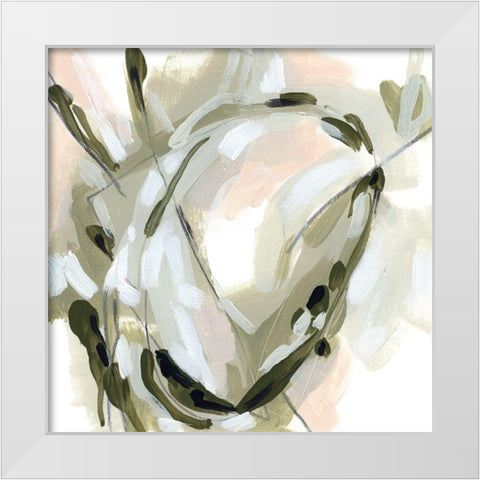 Spring Cycle I White Modern Wood Framed Art Print by Vess, June Erica