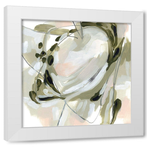 Spring Cycle II White Modern Wood Framed Art Print by Vess, June Erica