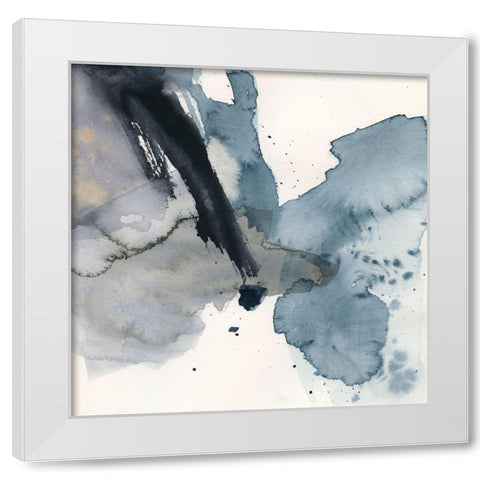 Winter Current II White Modern Wood Framed Art Print by Barnes, Victoria