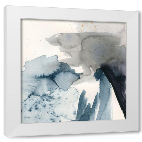 Winter Current III White Modern Wood Framed Art Print by Barnes, Victoria