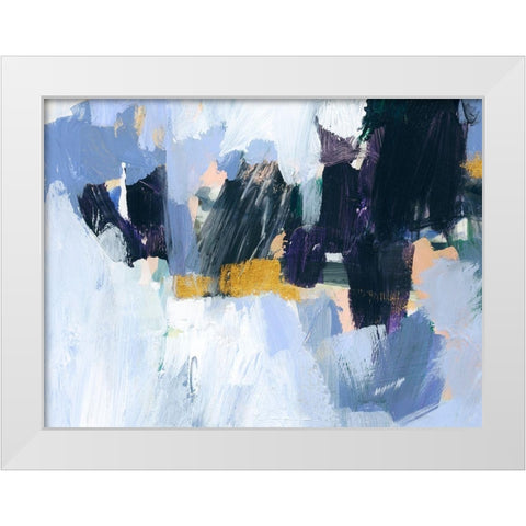 Arctic Ledge II White Modern Wood Framed Art Print by Barnes, Victoria