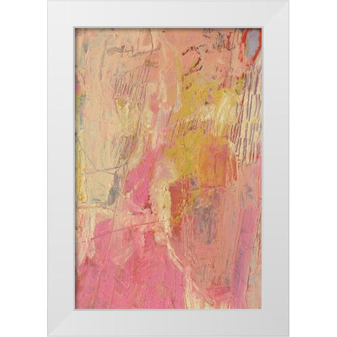 Serry I White Modern Wood Framed Art Print by Jachimiec, Sue