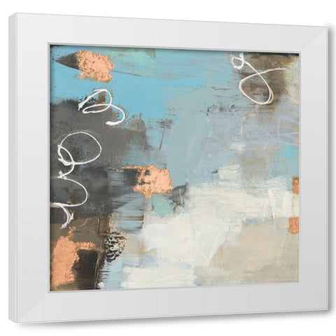 Thither II White Modern Wood Framed Art Print by Jachimiec, Sue