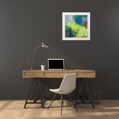 Gawsy I White Modern Wood Framed Art Print by Jachimiec, Sue