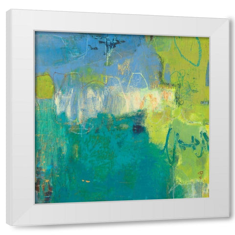 Gawsy II White Modern Wood Framed Art Print by Jachimiec, Sue