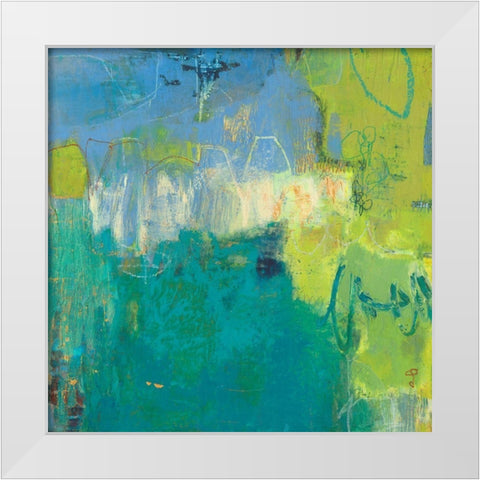 Gawsy II White Modern Wood Framed Art Print by Jachimiec, Sue
