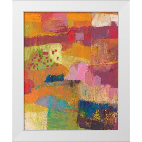 Atiptoe II White Modern Wood Framed Art Print by Jachimiec, Sue