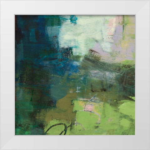 Pacific II White Modern Wood Framed Art Print by Jachimiec, Sue