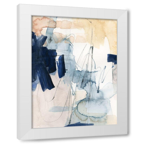 Wild Air II White Modern Wood Framed Art Print by Barnes, Victoria