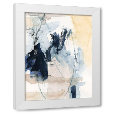 Wild Air IV White Modern Wood Framed Art Print by Barnes, Victoria