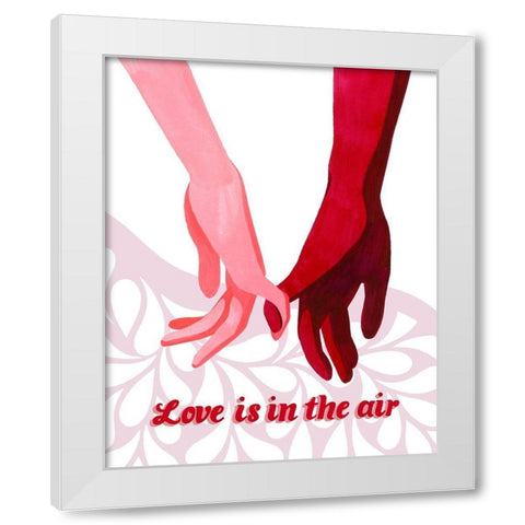 Groovy Love II White Modern Wood Framed Art Print by Popp, Grace