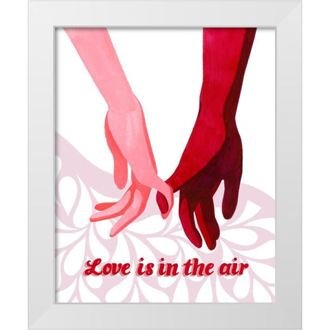 Groovy Love II White Modern Wood Framed Art Print by Popp, Grace