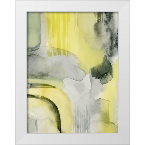 Lemon and Grit I White Modern Wood Framed Art Print by Popp, Grace