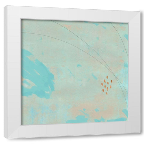 Spring Abstract IV White Modern Wood Framed Art Print by Green, Jacob