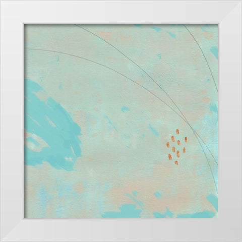 Spring Abstract IV White Modern Wood Framed Art Print by Green, Jacob
