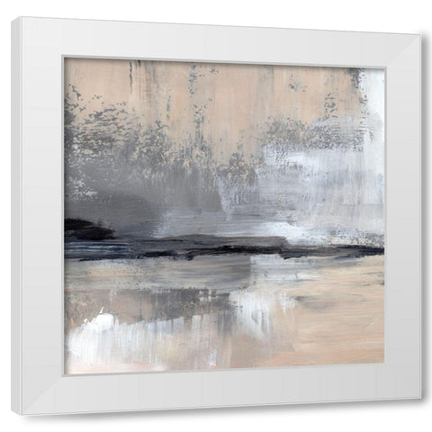 Dusk Reflections III White Modern Wood Framed Art Print by Parker, Jennifer Paxton
