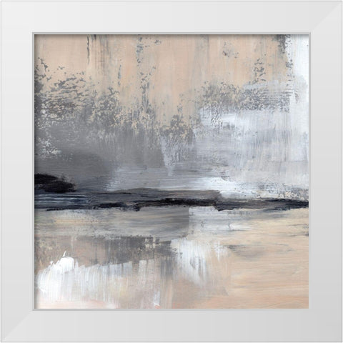 Dusk Reflections III White Modern Wood Framed Art Print by Parker, Jennifer Paxton