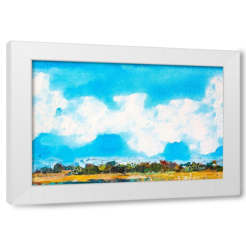Skys the Limit I White Modern Wood Framed Art Print by St. Hilaire, Elizabeth