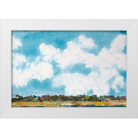 Skys the Limit II White Modern Wood Framed Art Print by St. Hilaire, Elizabeth