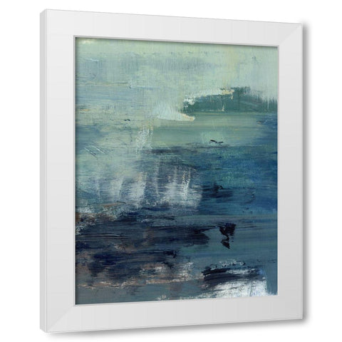 Morning Lake Mist II White Modern Wood Framed Art Print by Parker, Jennifer Paxton