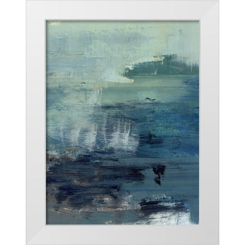 Morning Lake Mist II White Modern Wood Framed Art Print by Parker, Jennifer Paxton