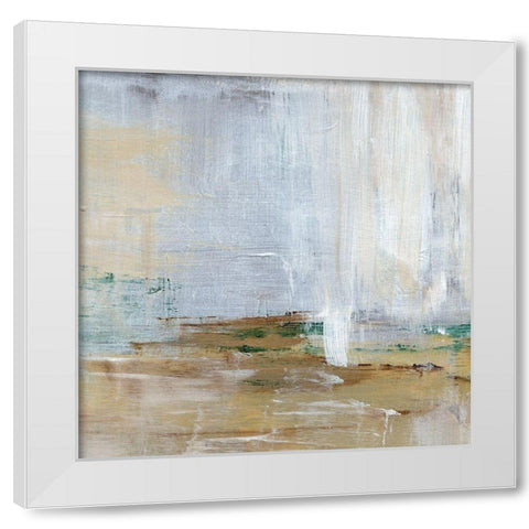 Lake Breeze II White Modern Wood Framed Art Print by Parker, Jennifer Paxton