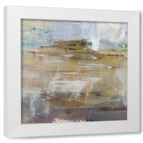 Lake Breeze III White Modern Wood Framed Art Print by Parker, Jennifer Paxton