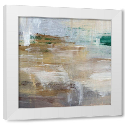 Lake Breeze IV White Modern Wood Framed Art Print by Parker, Jennifer Paxton