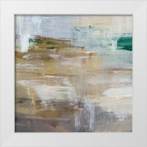 Lake Breeze IV White Modern Wood Framed Art Print by Parker, Jennifer Paxton