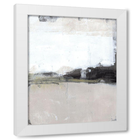 Shadow Horizon I White Modern Wood Framed Art Print by Goldberger, Jennifer