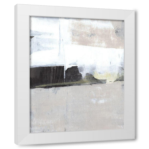 Shadow Horizon II White Modern Wood Framed Art Print by Goldberger, Jennifer